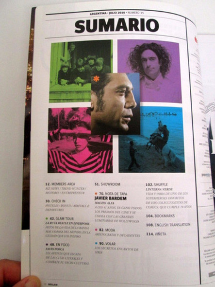 Revista Beglam Argentina 35 Javier Bardem Boedo Capital 1