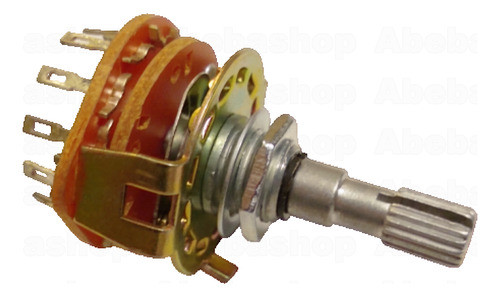 Llave Selectora Rotativa 1 Contacto 6 Posiciones 0