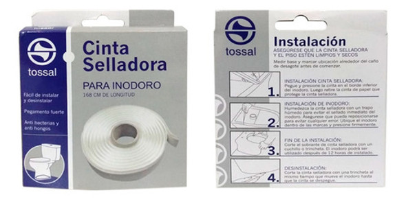 Cinta Selladora Para Inodoro Tossal. 0 Cinta Selladora Para Inodoro Tossal. 0