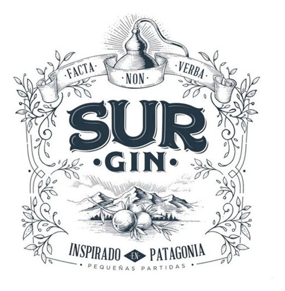 Sur Gin Naranja De Barrio X750ml - Inspirado En La Patagonia 1 Sur Gin Naranja De Barrio X750ml - Inspirado En La Patagonia 1