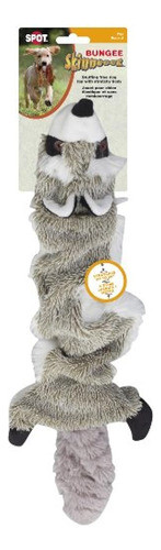 Ethical Pet Plush Skinneeez Bungee Mapache Stuffingless Dog 0
