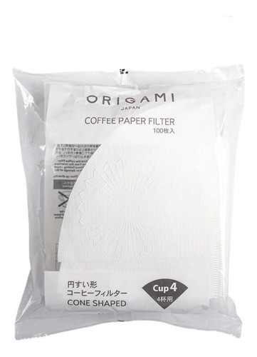 Filtros De Papel Origami By Cafec M (x100) Metodo V60 0