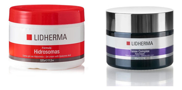 Kit Tense Complex Face Cream + Hidrosomas Hidrata Lidherma 0
