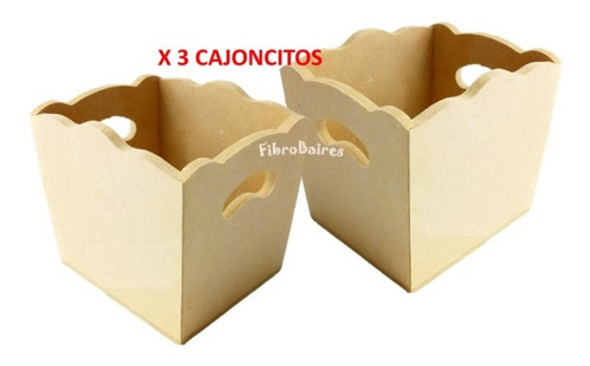 Cajon Portacosmetico Fibrofacil - Souvenir - Candy - 1 Cajon Portacosmetico Fibrofacil - Souvenir - Candy - 1