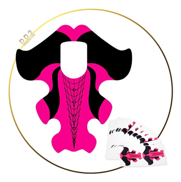 100 Moldes Uñas Esculpidas Acrílicas Gelificadas Extra Larga 0