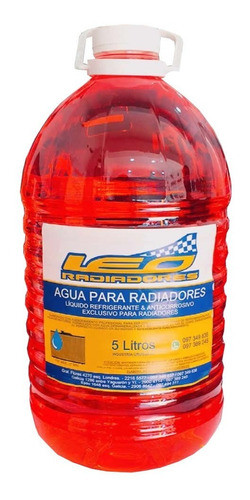 Liquido Refrigerante Para Radiadores 5 Litros Leo Radiadores 0