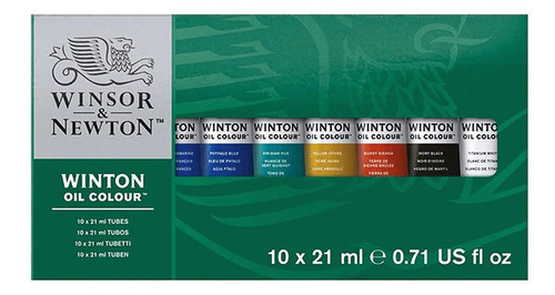 Set Óleos Winton Winsor & Newton - 10 Colores Caja Cerrada 0