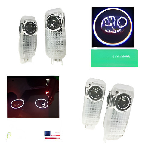 2 X Led Luz De La Sombra Del Logotipo Del Proyector Del Lase 0