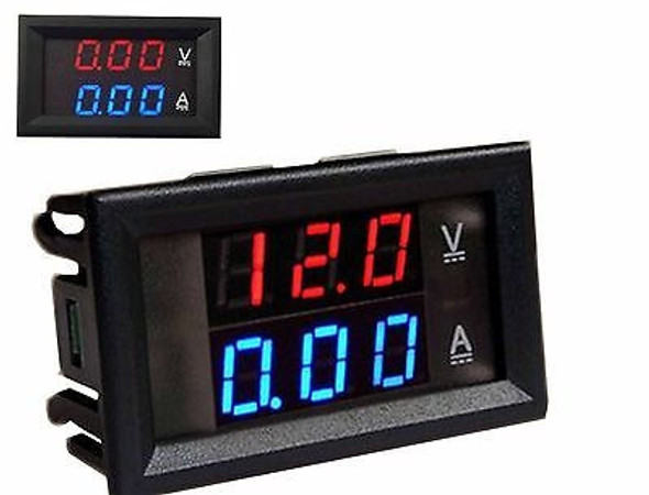 Universal Rojo Azul Led Panel De Dc 0-100v 10a Dual Digital 0 Universal Rojo Azul Led Panel De Dc 0-100v 10a Dual Digital 0