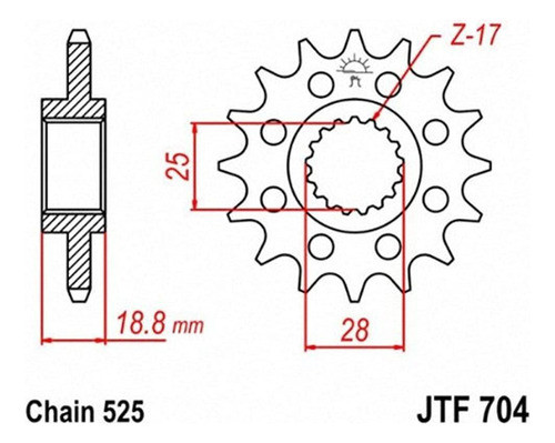 Jt Pinones 15t Frontal De Acero Pinon Multi Color 1