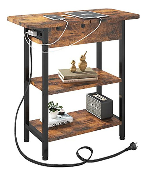 Mesa Auxiliar Estación De Carga, Mesa Auxiliar Tapa Ab... 0