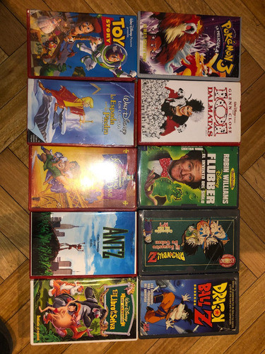 Pack 10 Videos Infantiles En Vhs 0