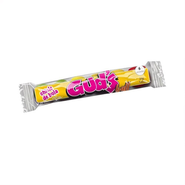 Golosina Chicle En Bola Fiestas Y Cumpleaños Caja 18tubos 6u 1