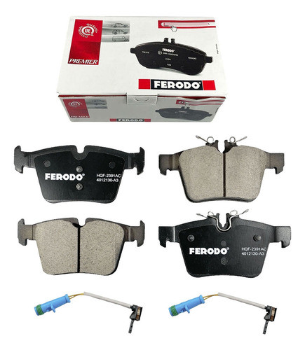 Pastillas Freno Ceramica Mercedes Benz C220 C/sensor Trasera 0