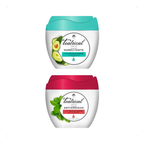 Teatrical Crema Humectante 100g + Anti Arrugas De 100g Otec 1 Teatrical Crema Humectante 100g + Anti Arrugas De 100g Otec 1