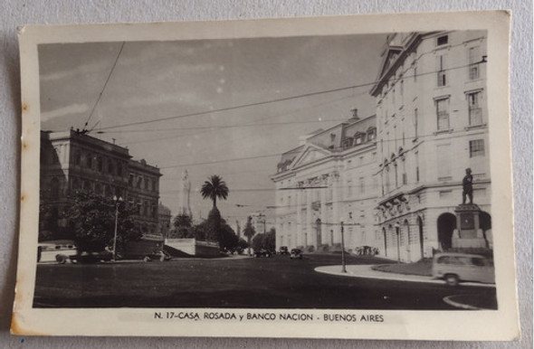 Postal Casa Rosada Y Banco Nación De Buenos Aires 0