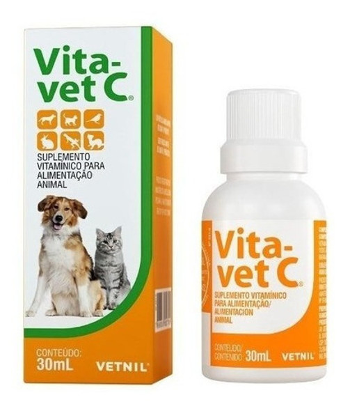 Vita Vet C Sumplemento Vitamínico 30 Ml Vetnil 0