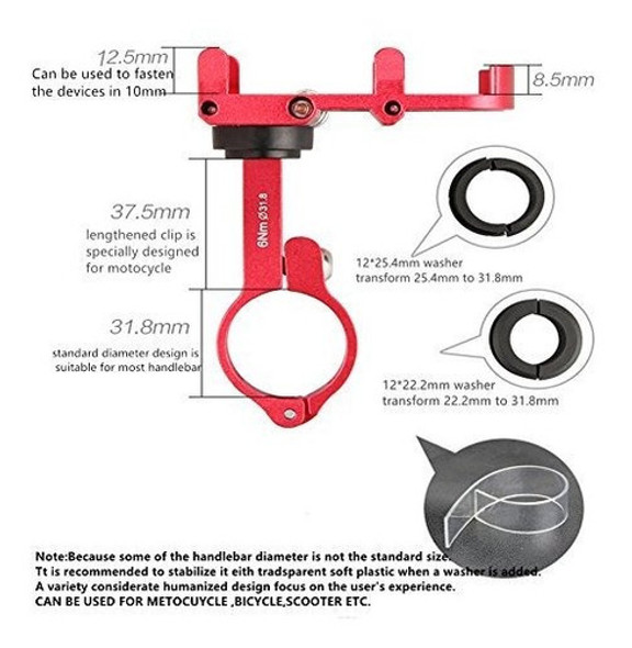 Soporte Porta Celular Para Bicicleta De Aluminio - Blue 1