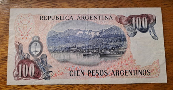 Bottero N 2621 Billete 100 Pesos Argentinos. Usado !! 1 Bottero N 2621 Billete 100 Pesos Argentinos. Usado !! 1