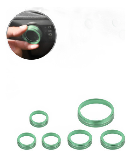 Perillas De Tablero Para Ford Bronco 2021-24_verde 6pcs. 0