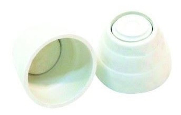 Soporte Plástico Blanco Para Cortina De Baño Nac X Par- Ynte 0