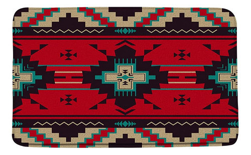 Zkjsmgs Aztec Bath Mat Southwestern Nativo Americano Tribal 0