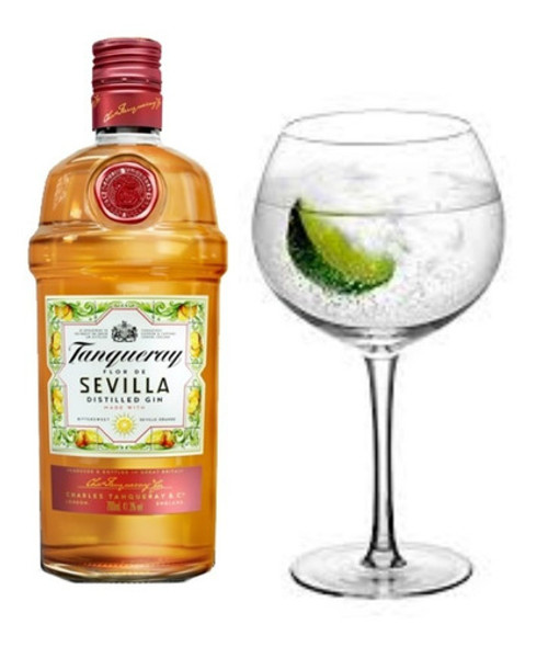 Tanqueray Flor De Sevilla 700ml + 1 Copa Zetta Bebidas 0 Tanqueray Flor De Sevilla 700ml + 1 Copa Zetta Bebidas 0