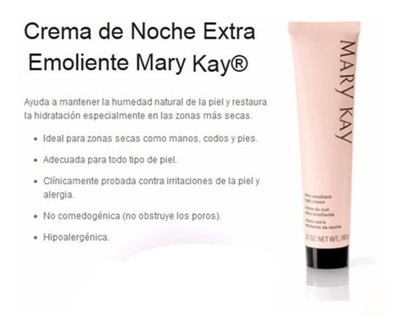 Crema De Noche Extra Emoliente Mary Kay 1 Crema De Noche Extra Emoliente Mary Kay 1