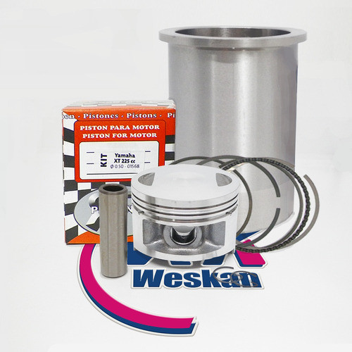 Kit Camisa + Piston Calle 050 Yamaha Xt 225 C/aro Japón Npr 0