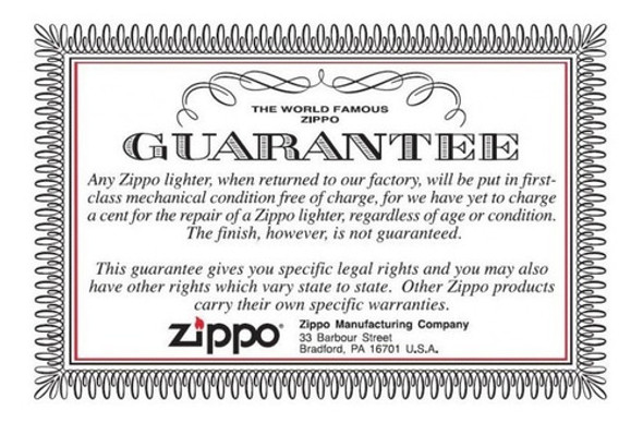 Encendedor Zippo 49262   Original Garantia. 1