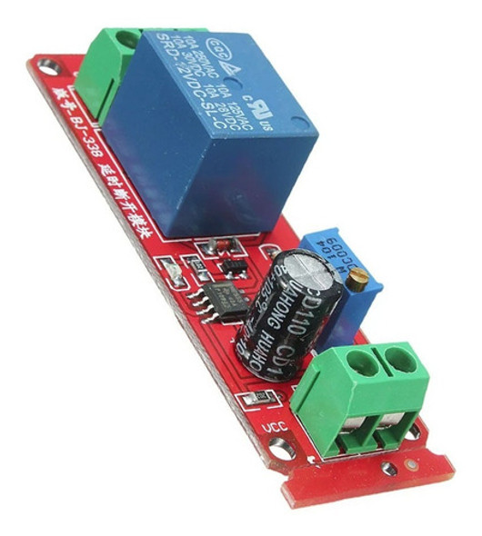 Modulo Ne555 Temporizador Relay Dc 12v Delay 0 A 10 Segundos 0