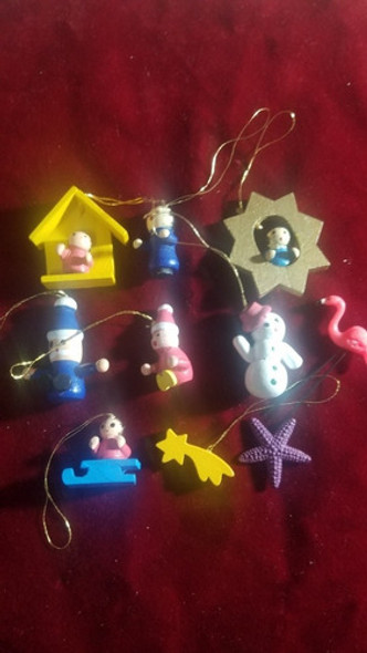 Miniaturas Lote De Muñequitos Navideños 1