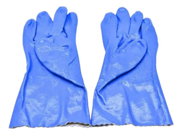 Guante De Pvc Azul Reforzado Ferton 0 Guante De Pvc Azul Reforzado Ferton 0