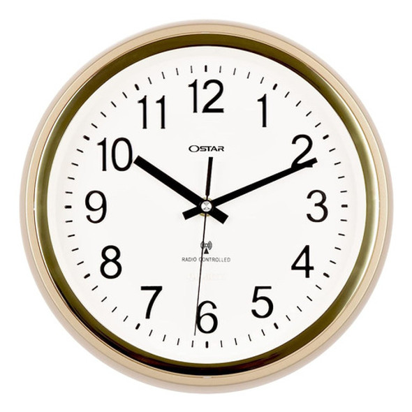 Reloj De Pared Atómico Ostar, Reloj Redondo De 11 Pulgadas Q 0 Reloj De Pared Atómico Ostar, Reloj Redondo De 11 Pulgadas Q 0