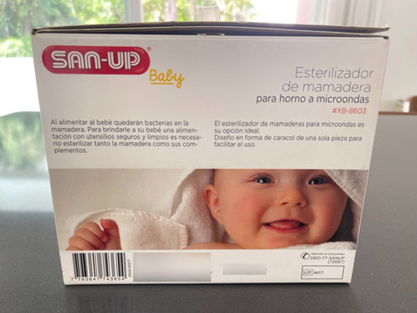 Esterilizador Mamadera Para Microondas Sanup 1