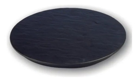 Bandeja Circular Melamina Negra 29,8 Cm Dolsan Catering ! 0