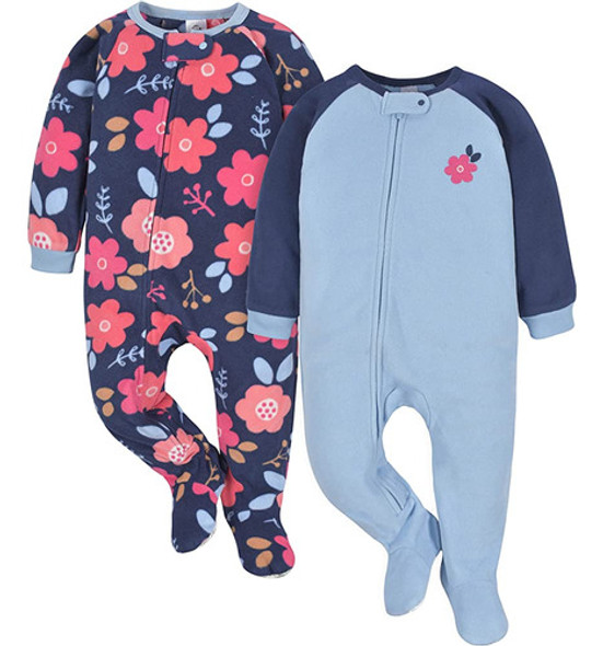 Gerber Baby Girls Toddler Loose Fit Flame Resistant Fleece F 0