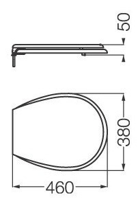 Asiento Tapa Inodoro Ferrum Pilar Original Madera Tpx Blanca 1