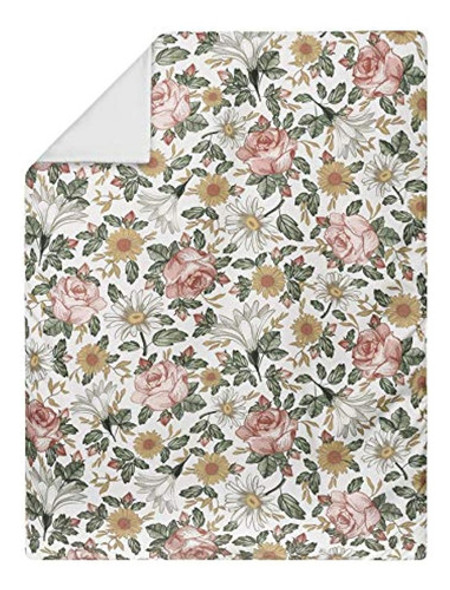 Sweet Jojo Designs Vintage Floral Boho Girl Toddler Kid Jueg 0