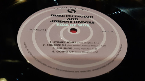 Duke Ellington Johnny Hodges Side By Side Lp Vinilo Europa 1