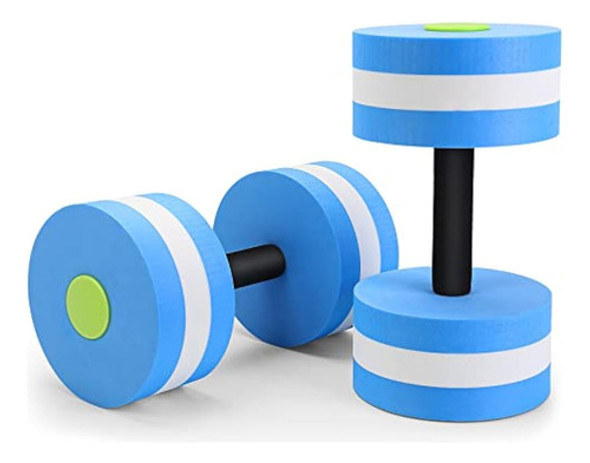 Mancuernas Acuáticas, 2 Uds. De Espuma Para Ejercicios Aerób 0