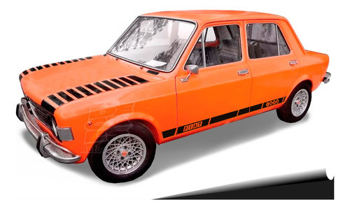 Calco Fiat 128 Iava Mascara Para Pintar Juego Completo 0