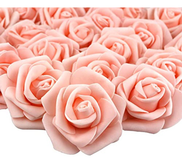 Rosas Artificiales Foam Realista Sin Tallo 76mm 100u Champag 0 Rosas Artificiales Foam Realista Sin Tallo 76mm 100u Champag 0
