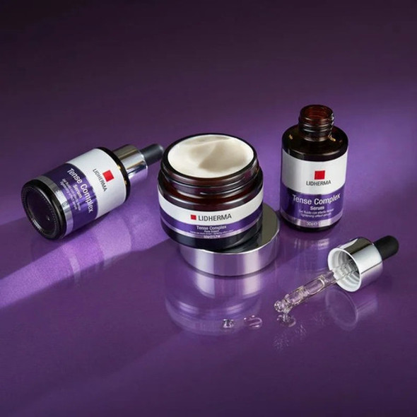 Kit Flacidez Tense Complex Face Cream + Serum  Lidherma 1 Kit Flacidez Tense Complex Face Cream + Serum  Lidherma 1