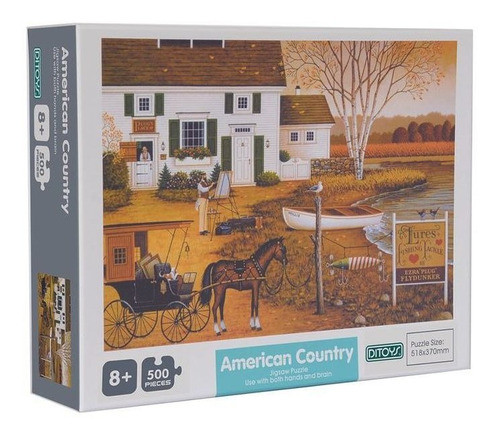 Puzzle American Country Rompecabezas Ditoys Pr 0