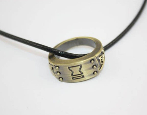 Naruto Anillo Collar Charm Necklace Colgante Cosplay Regalo 0