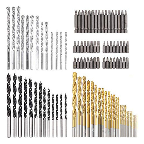 Conjunto De Bits De Broca 100 Pcs Ultimate Bit Bit Set ... 0