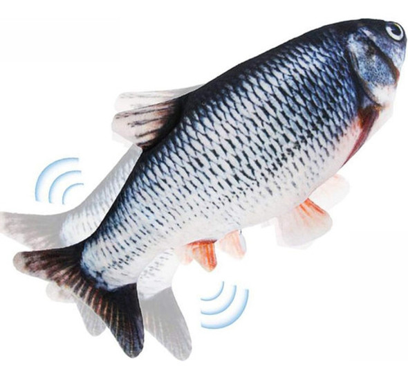 Juguete De Pescado Realista De 28 Cm Para Gatos Y Perros 0