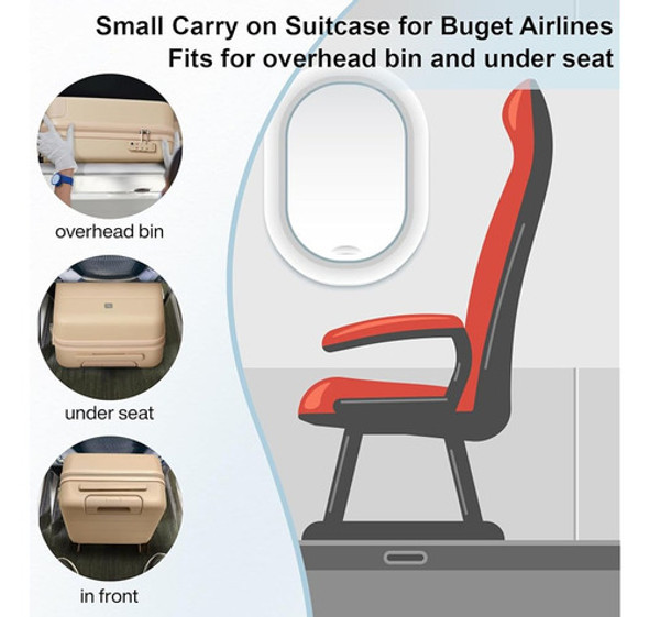 Hanke 16 Pulgadas Debajo Del Asiento De Mano Con Ruedas Hard 1