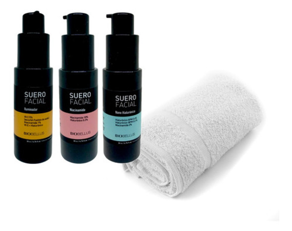 Suero Niacinamida Hialuronico Iluminador Biobellus + Toalla 0 Suero Niacinamida Hialuronico Iluminador Biobellus + Toalla 0